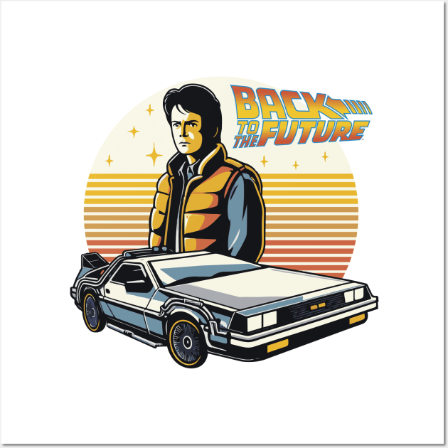 Back to the Future Wall Art by Green Dreads